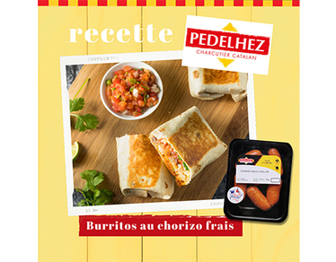 Recette : burritos au chorizo frais