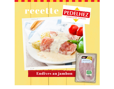 Recette : endives au jambon