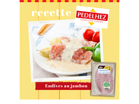 Recette : endives au jambon